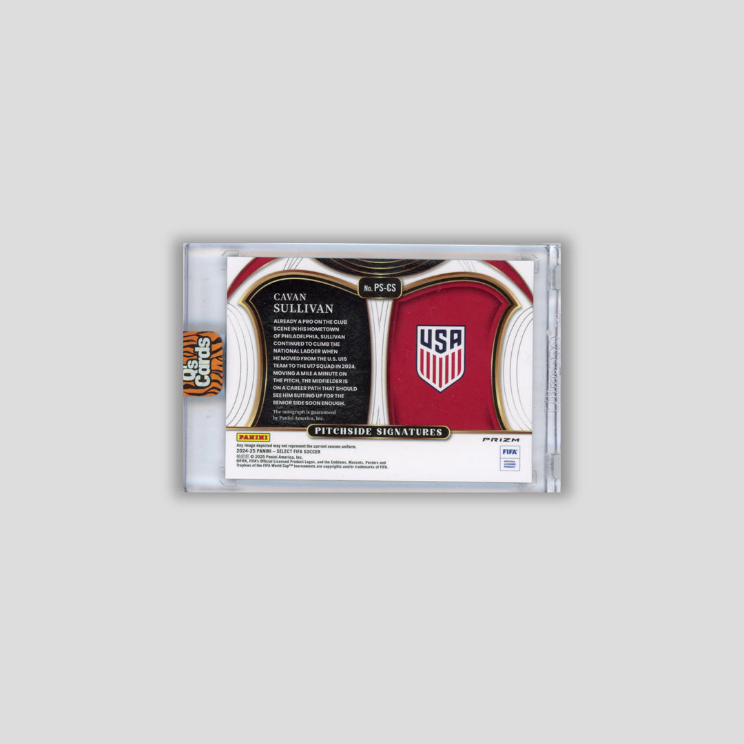 2024-25 Panini Select Cavan Sullivan Pitchside Signatures #PS-CS - Q's Cards