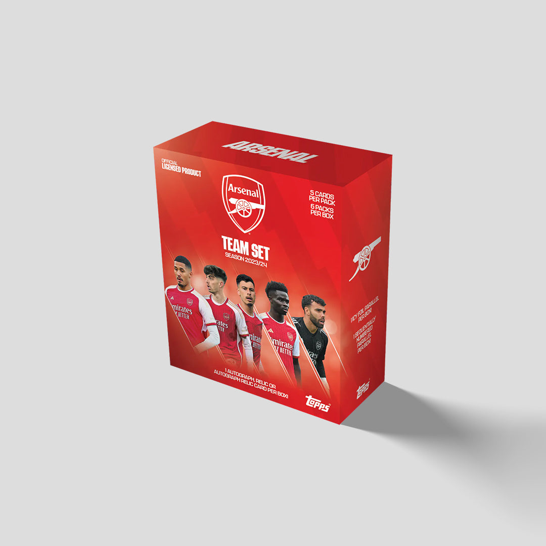 2023-24 Topps Soccer Arsenal Team Set Box