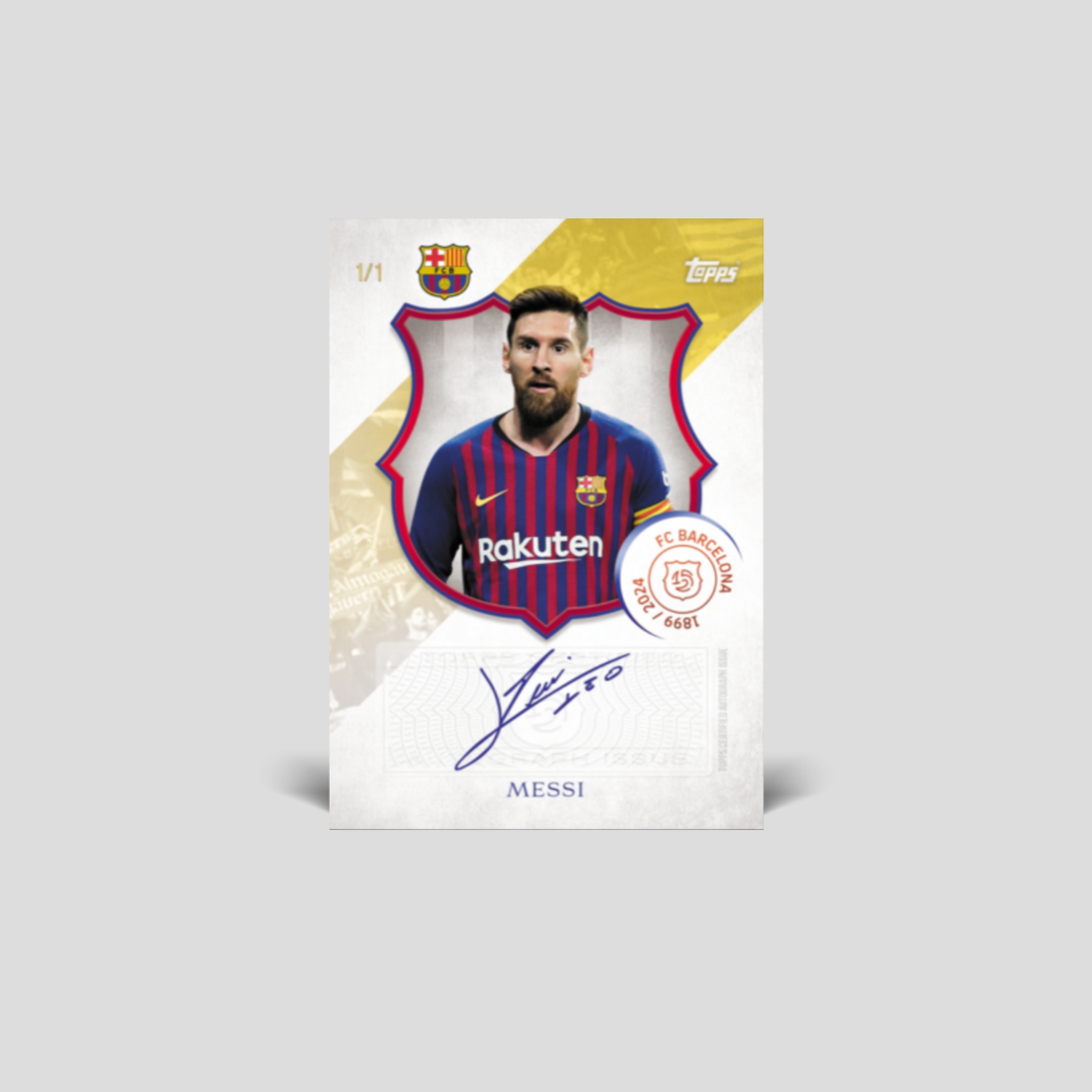 2024-25 Topps Soccer 125 Years Anniversary FC Barcelona Hobby Box