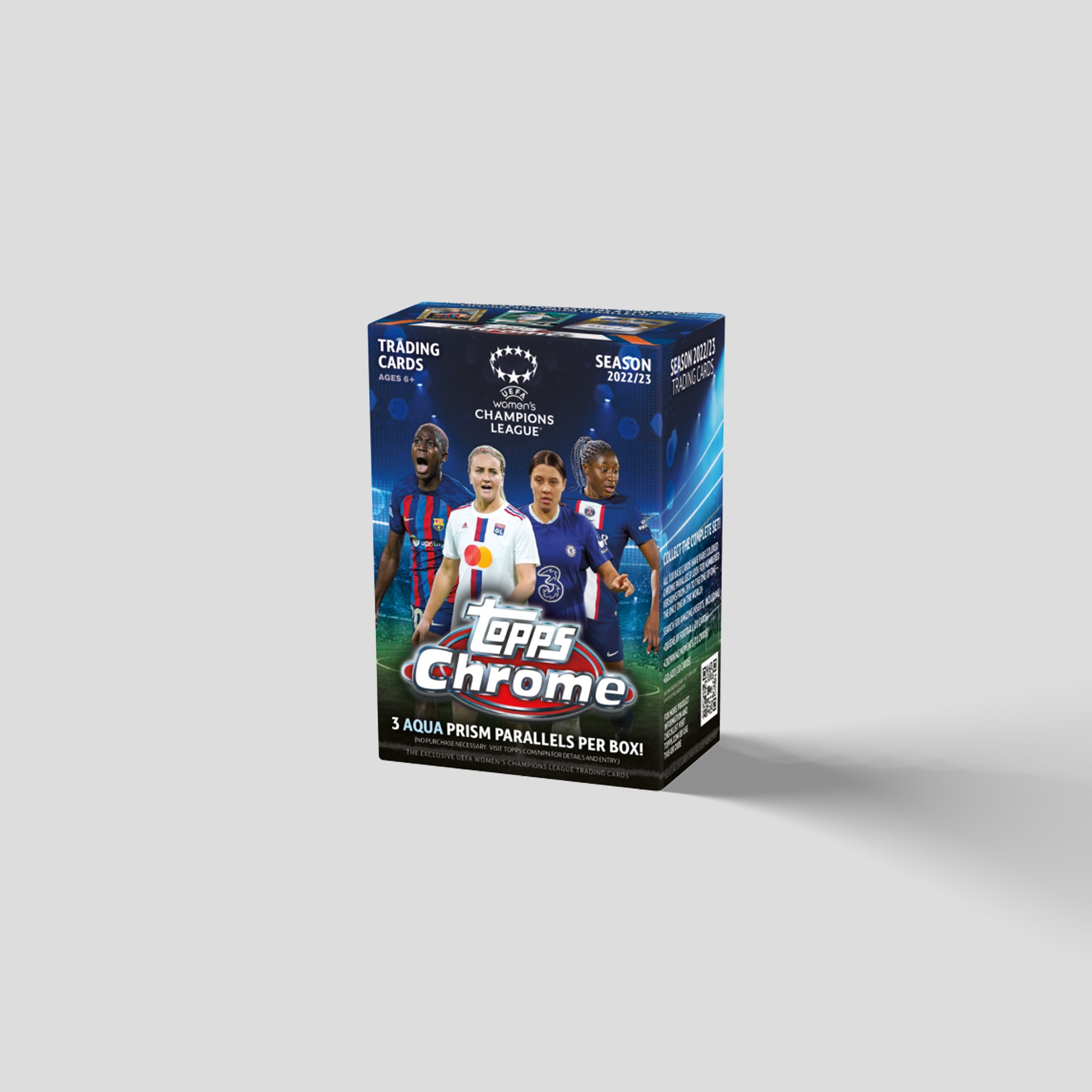 2023 Topps Chrome Soccer UEFA Women's Champions League Blaster Box
