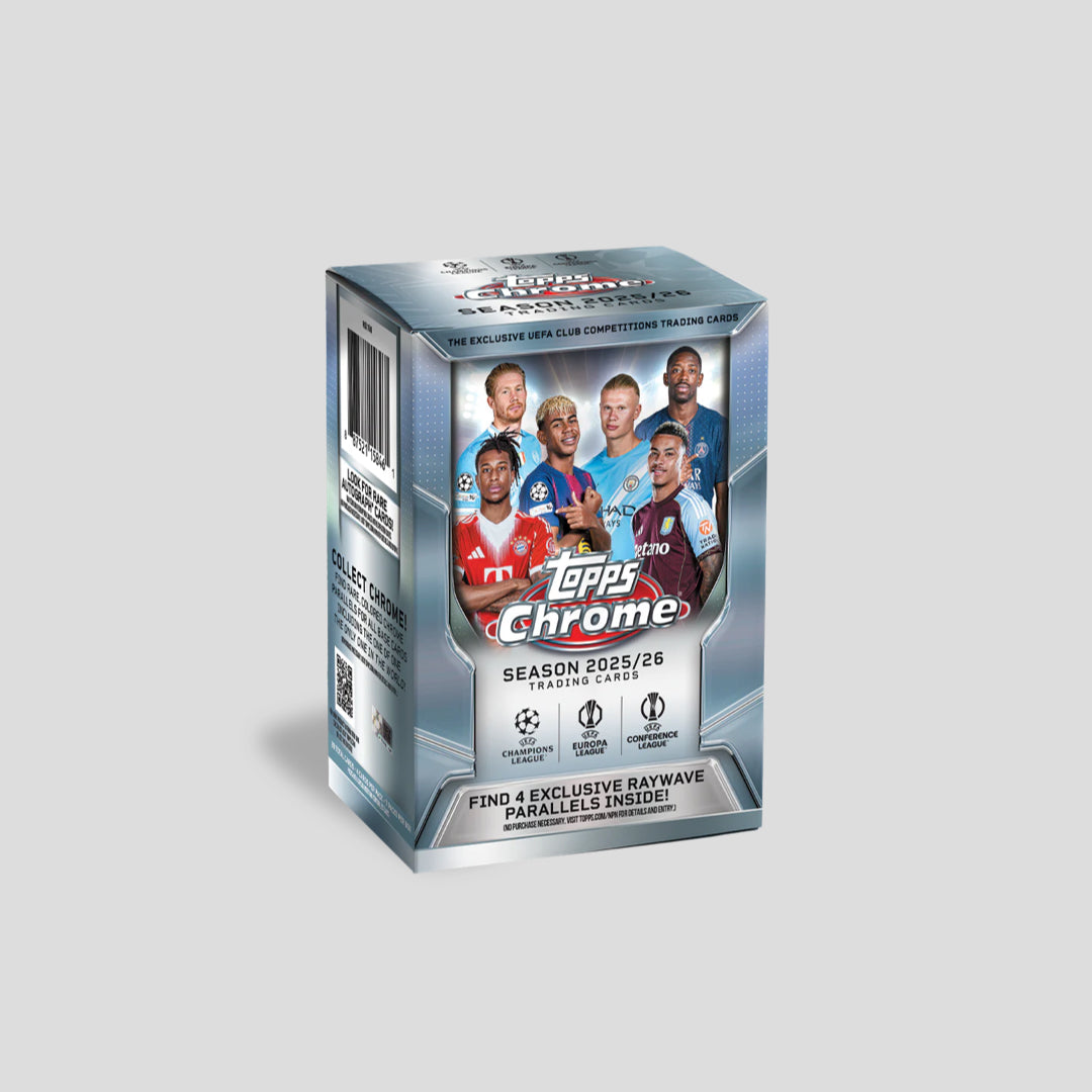 2025-26 Topps Soccer Chrome UCC UEFA Club Competitions Value Box Box - Q's Cards