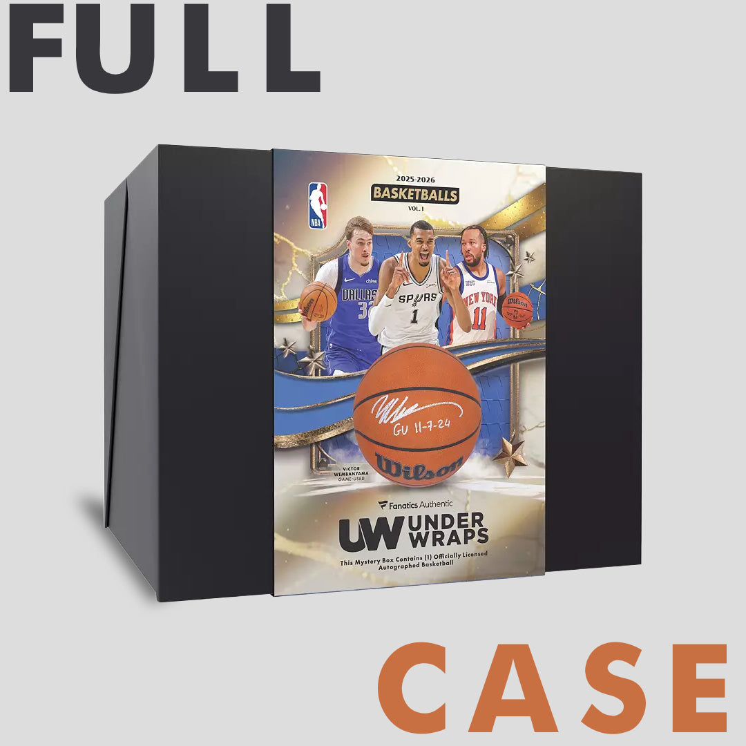 2026 Fanatics Fanatics Underwraps Signed Basketball VOL 1. Case (4 boxes) - Q's Cards