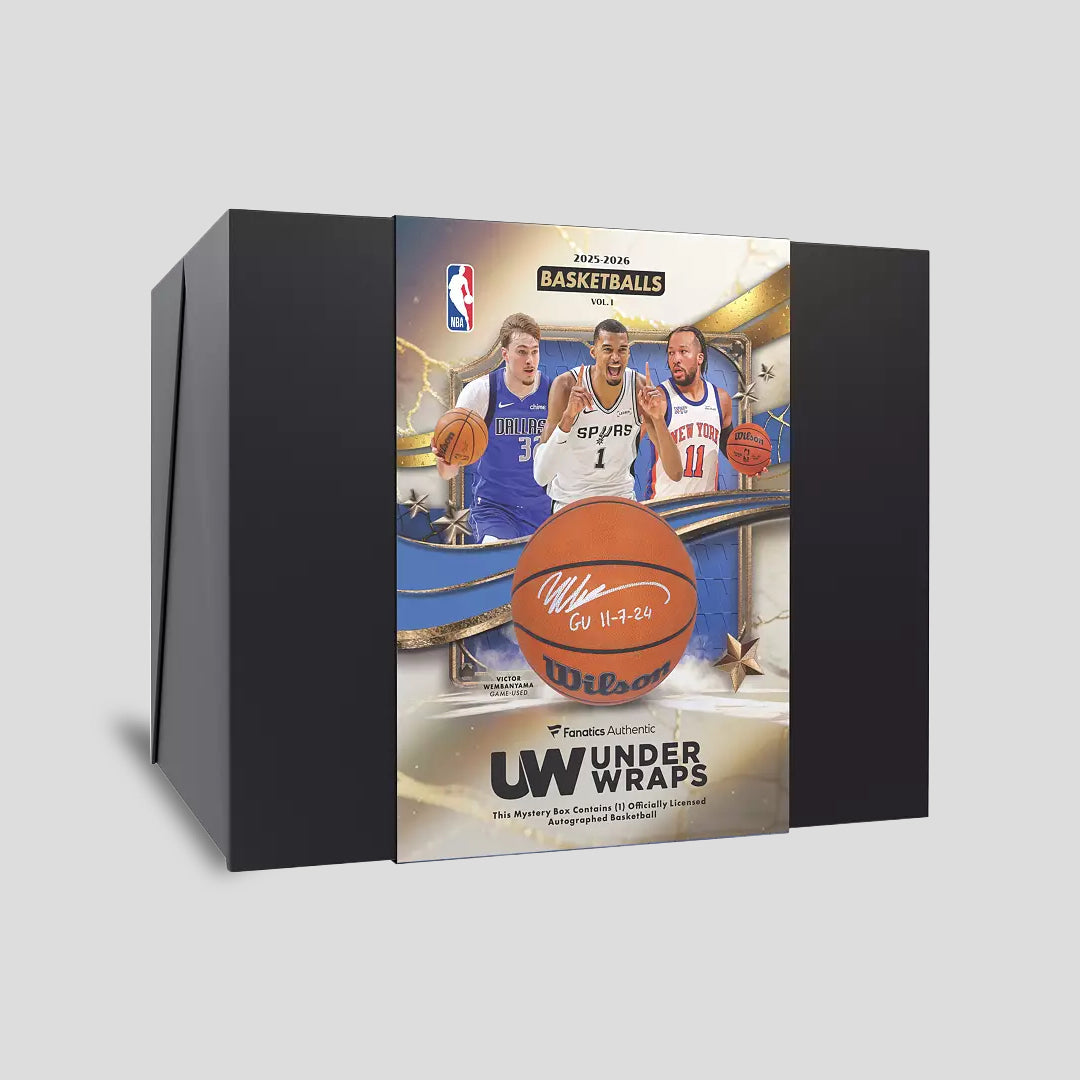 2026 Fanatics Fanatics Underwraps Signed Basketball VOL 1.