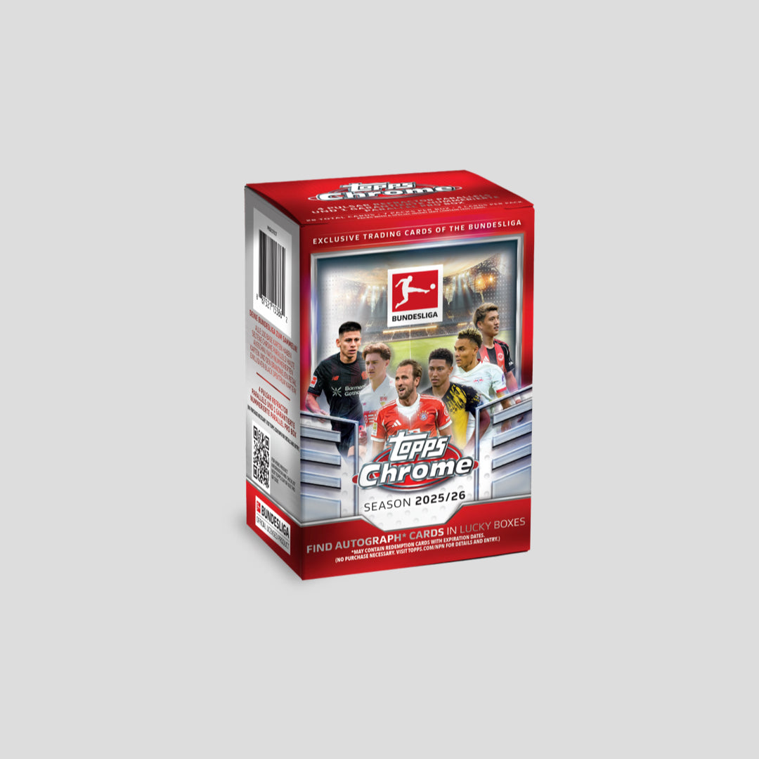 2025-26 Topps Chrome Bundesliga Soccer Value Box Default Title - Q's Cards