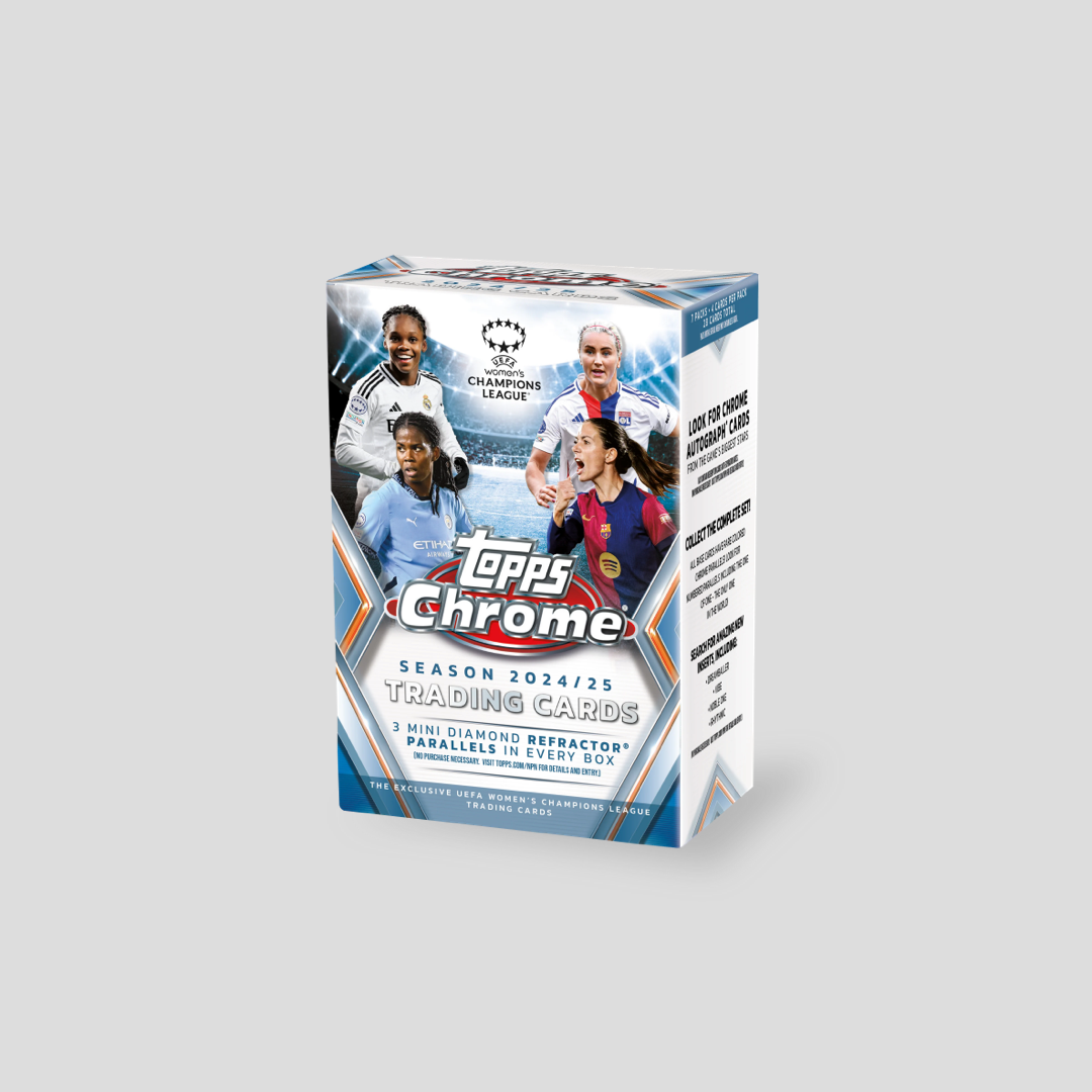 2024-25 Topps Chrome Soccer UEFA Women's Champions League Value Box