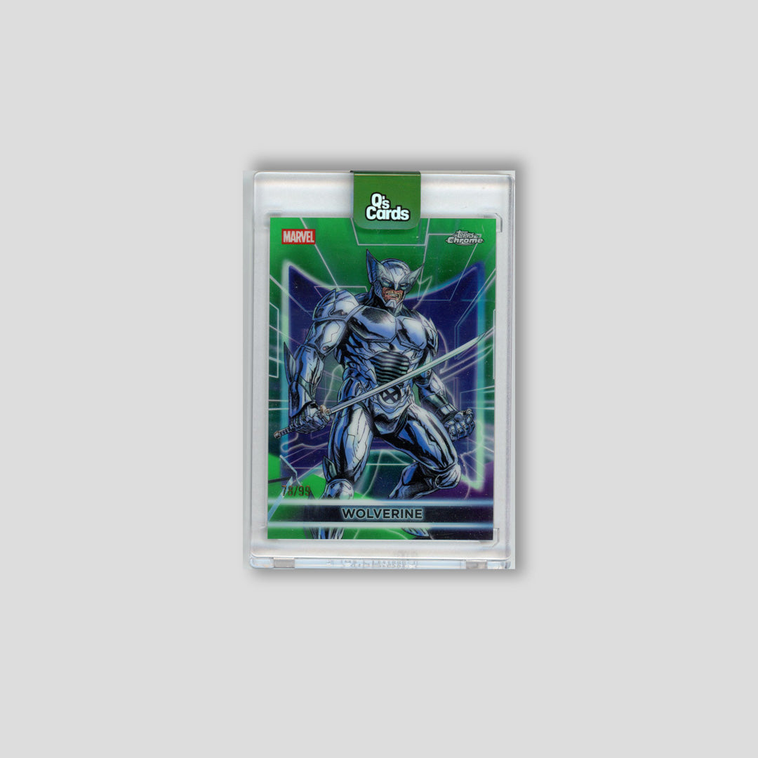 2026 Topps Neon Marvel Wolverine Green Chrome /99 #9 - Topps
