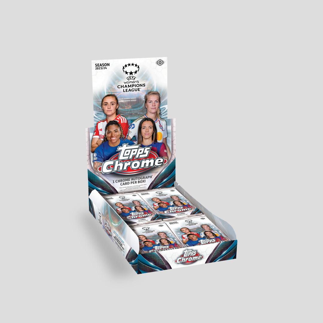 2023/24 Topps Chrome Soccer UEFA Women's Champions League Hobby Box