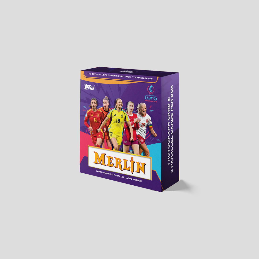2025 Topps Merlin UEFA Women’s Euros Soccer Hobby Box